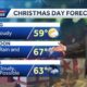 Cloudy and possibly soggy Christmas Day