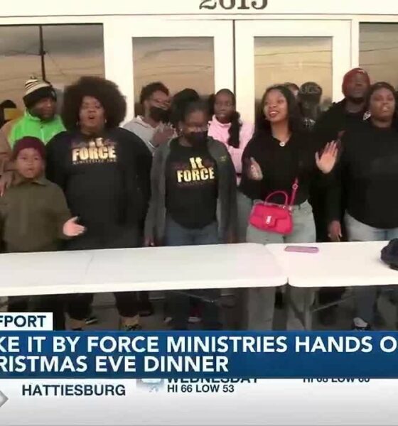 Take It By Force Ministries provides Christmas Eve dinner for those in need