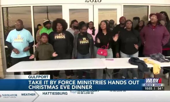 Take It By Force Ministries provides Christmas Eve dinner for those in need