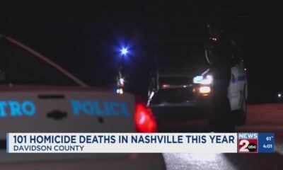 More than 100 homicide deaths reported in Nashville in 2024