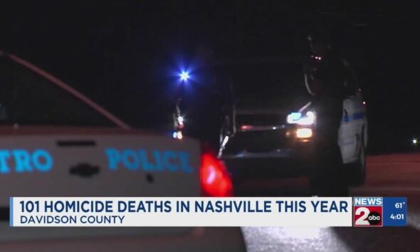 More than 100 homicide deaths reported in Nashville in 2024