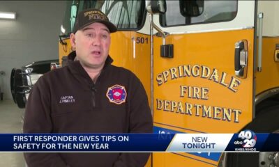 Springdale fire officials share new year safety tips