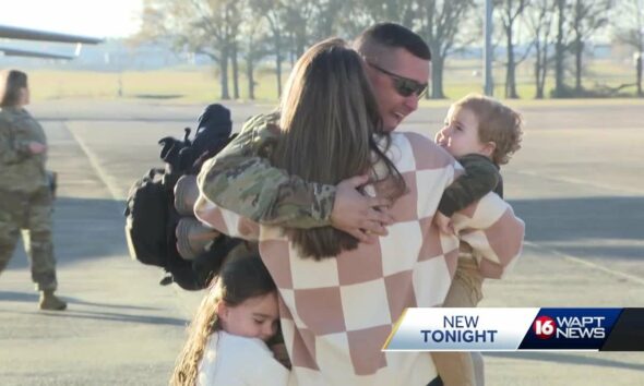 'The best New Year's Eve present:' Soldiers reunited with their families