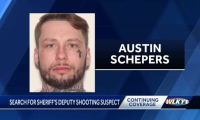 Manhunt underway for suspect accused of shooting deputy in southern Indiana