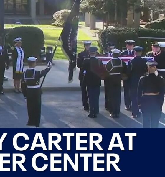 Jimmy Carter arrives at Carter Center to lie in repose | FOX 5 News