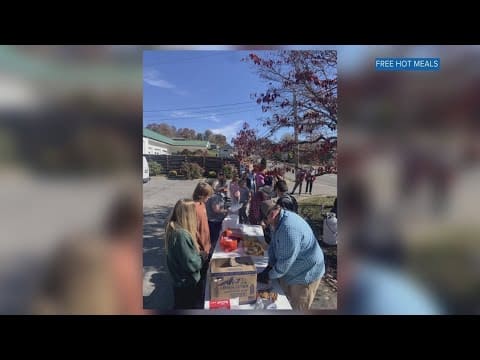 'Free Hot Meals' connects Hurricane Helene victims to warm meals in their area