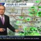 Stormy Sunday night, much colder week ahead