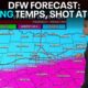 Dallas weather: Freezing temps, possible snow this week