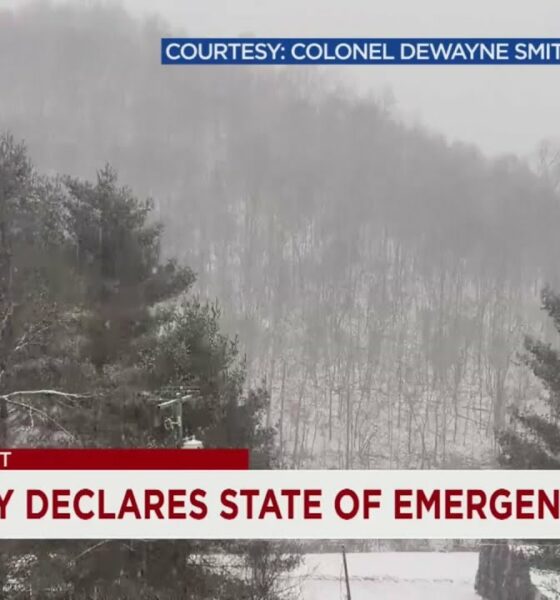 Kentucky declares state of emergency amid winter weather