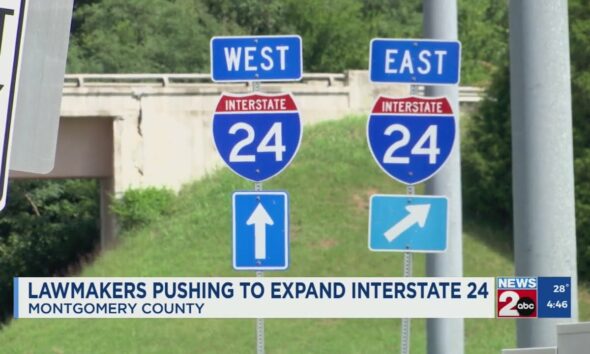 Lawmakers pushing to expand I-24 in Montgomery County