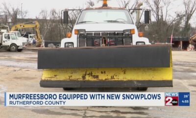 Murfreesboro equipped with new snowplows