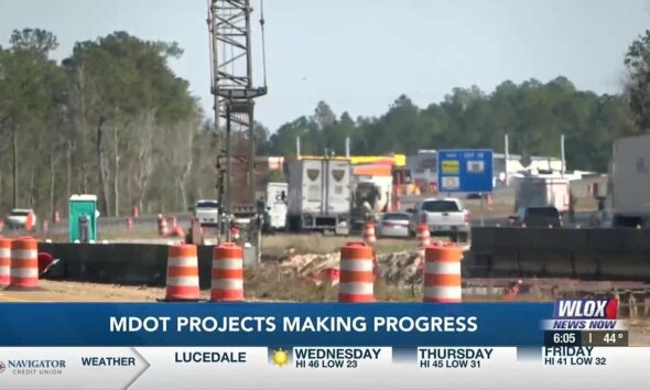 MDOT projects in South Mississippi making progress