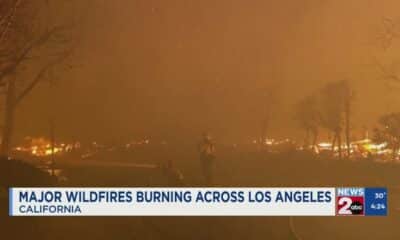 Major wildfires burning across Los Angeles