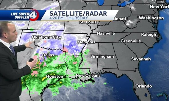 Expected snow totals for parts of South Carolina for Friday