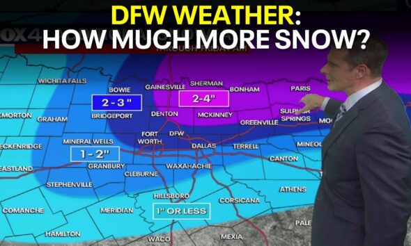 Dallas weather: How much more snow will we see?