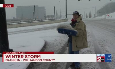 TN Winter Storm: Conditions deteriorating in Williamson County