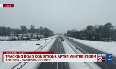 Tracking road conditions in Antioch after winter storm