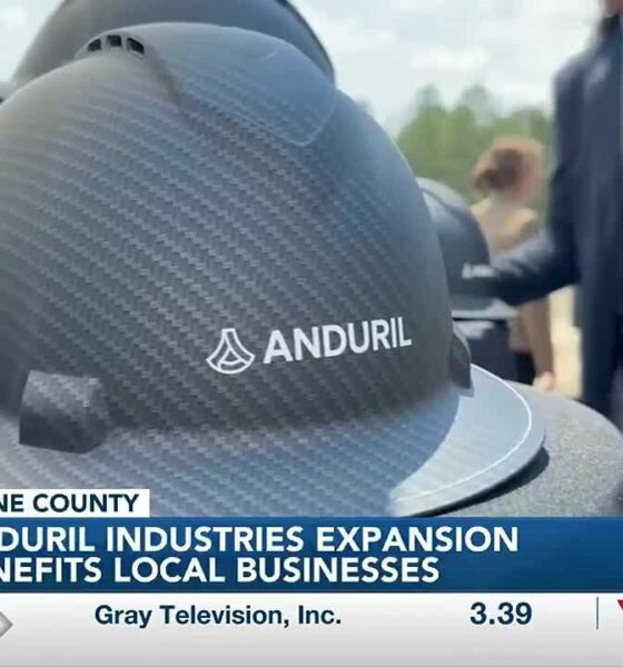 Anduril Industries expansion benefits Stone County businesses