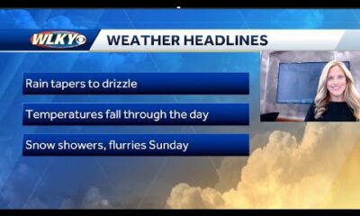 Falling Saturday temperatures