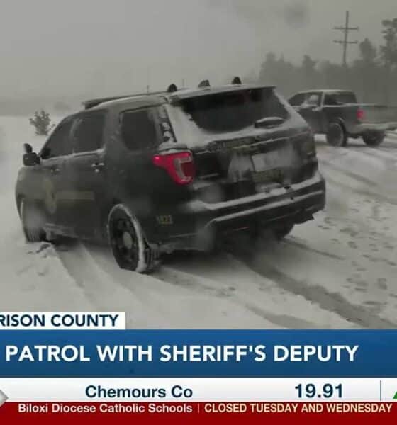 Harrison County Sheriff's Office responds to accidents due to snowy conditions