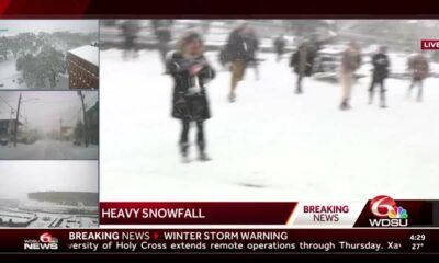 Jackson Square snowball fight