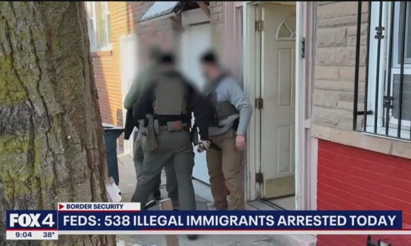 Mass deportations underway? 538 illegal immigrants arrested today in ICE raids