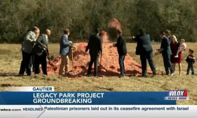 Legacy Park project underway as leaders hold groundbreaking ceremony in Gautier