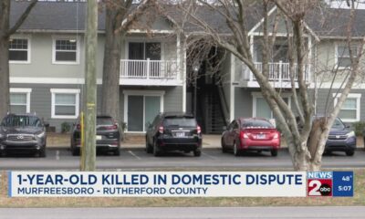 1-year-old killed during domestic dispute in Murfreesboro