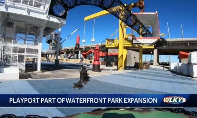 Play port portion of Waterfront Park expansion in west Louisville nearing completion