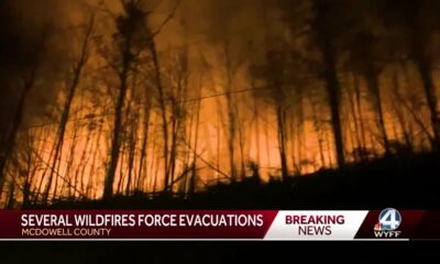 Three wildfires burn in McDowell County, crews make progress with containment