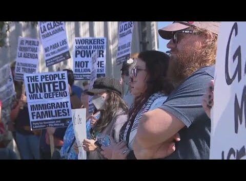 Demonstrators clash outside reported Pflugerville ICE facility