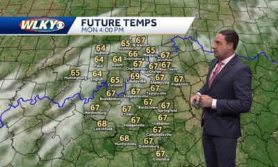 Even warmer temperatures for Monday