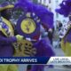 Vince Lombardi trophy welcomed in New Orleans fashion