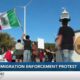 Immigration enforcement protest draws crowd in Biloxi