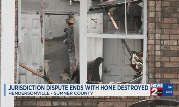 Jurisdiction dispute ends with home destroyed