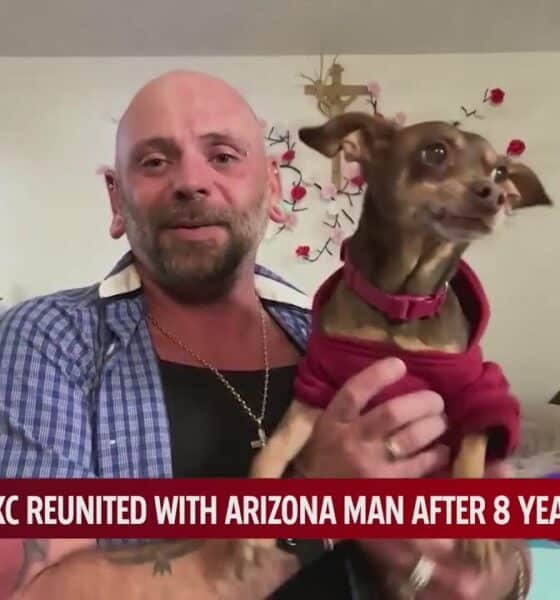 Dog lost in OKC reunited with Arizona man 8 years later