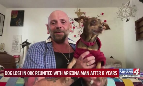 Dog lost in OKC reunited with Arizona man 8 years later