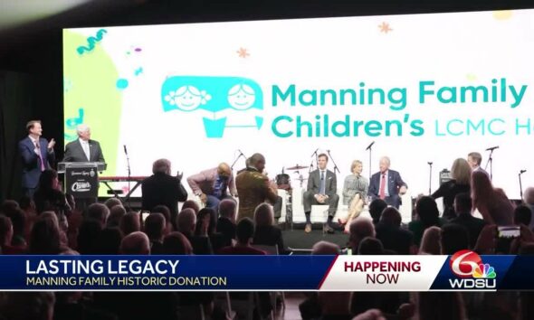 Children's Hospital New Orleans being renamed after Manning family partnership