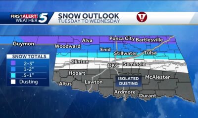 TIMELINE: Winter weather moving into Oklahoma this week