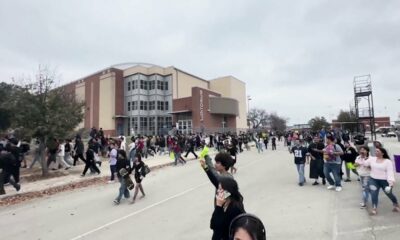 South San Antonio High School students protest Trump’s immigration efforts with on-campus walkout