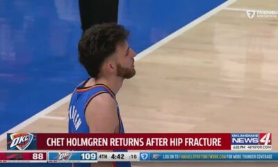 Chet Holmgren returns after hip fracture