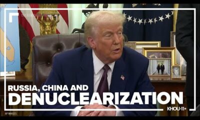 Trump forsees talks with Russia and China on denuclearization