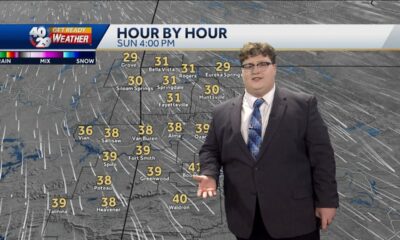 Frigid Sunday conditions in Northwest Arkansas