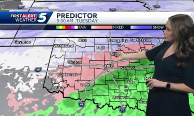 TIMELINE: Snow, ice chances for Tuesday could lead to hazardous travel across Oklahoma