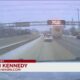 Road conditions along I-40 in Davidson County