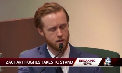 Zachary Hughes takes the stand in Canebrake murder trial