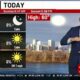 Monday Forecast: Mostly sunny and a little warmer