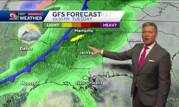 Last impact day for morning fog then tracking strong storms around Mardi Gras