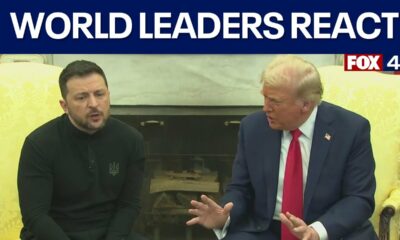 World leaders react to Trump, Zelensky dispute