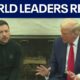 World leaders react to Trump, Zelensky dispute